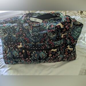 Vera Bradley Large Travel Duffel in Enchantment pattern, NWT